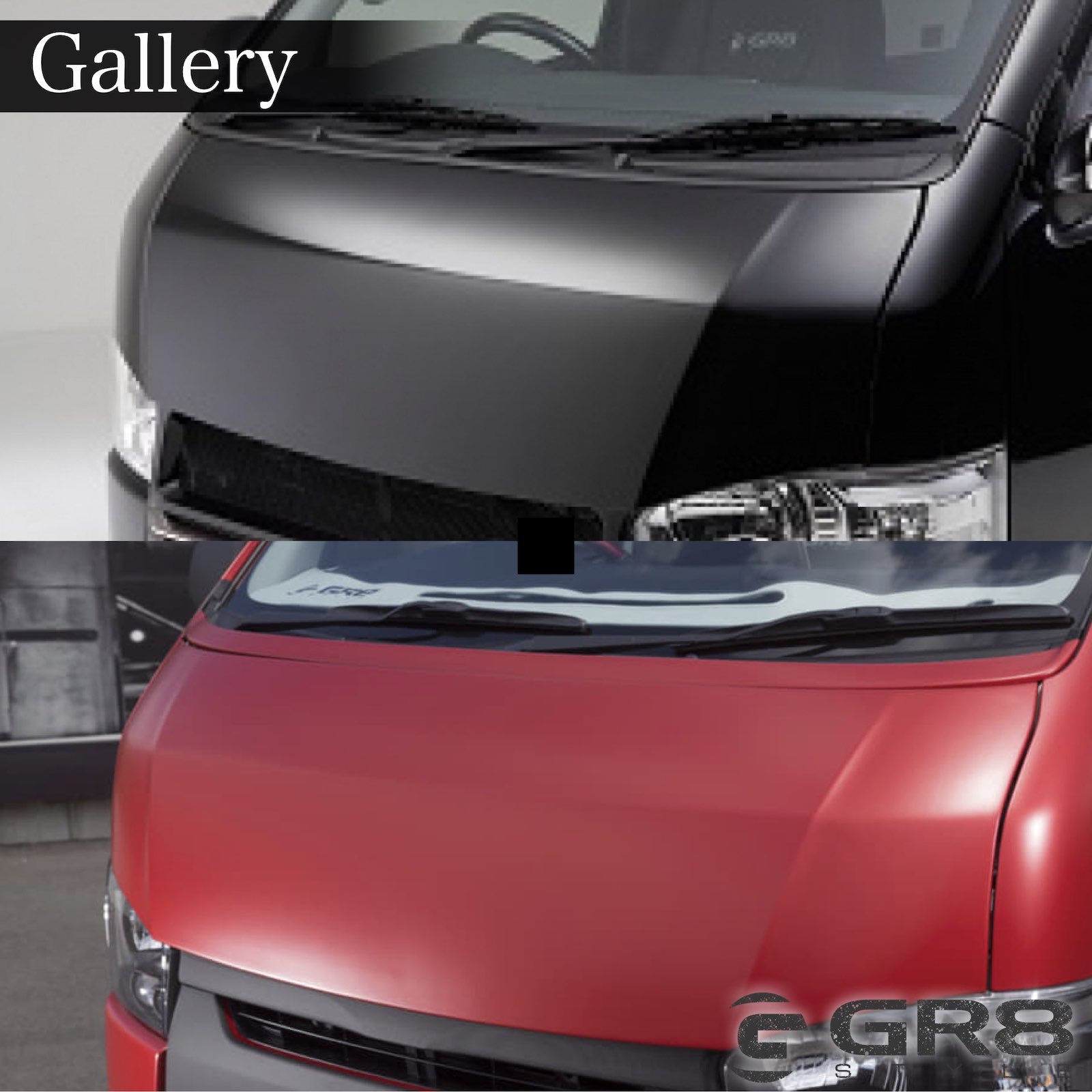 ハイエース ダークプライム2 ナローボディ 純正ボンネット 新車外し 