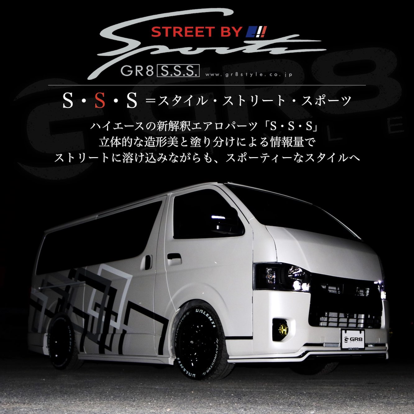 S・S・S》フロントハーフスポイラー Ver.2 【標準ボディ用】 – GR8 