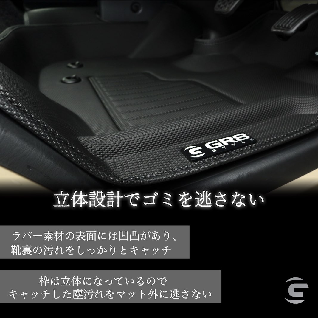 3Dフロアマット（フロントのみ）標準ボディ用 – GR8 STYLE ONLINE